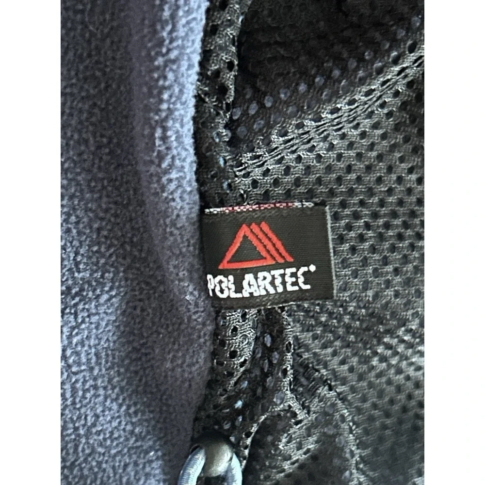 L.L. Bean Polartec Fleece Jacket‎ Mens Large Blue Full-Zip Outdoor Pockets